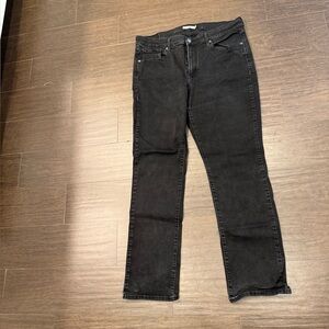 Levi classic straight leg Black Denim Jeans